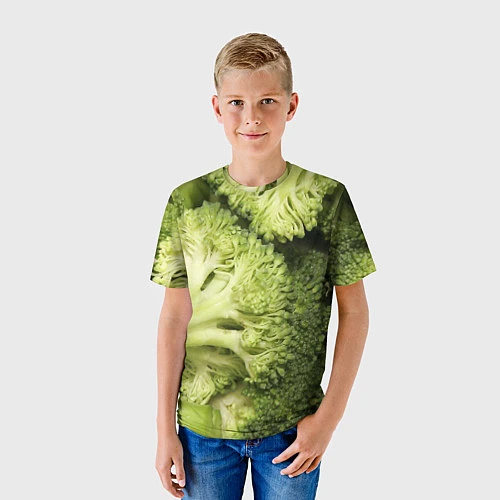 Детская футболка Брокколи / 3D-принт – фото 3