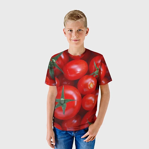 Детская футболка Томатная / 3D-принт – фото 3
