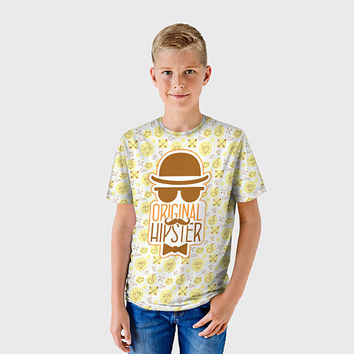 Детская футболка Original Hipster / 3D-принт – фото 3