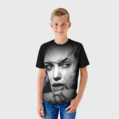 Детская футболка Глаза Джоли / 3D-принт – фото 3