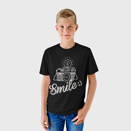 Детская футболка Smile / 3D-принт – фото 3