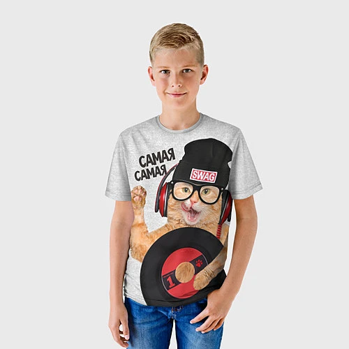 Детская футболка Самая Самая / 3D-принт – фото 3