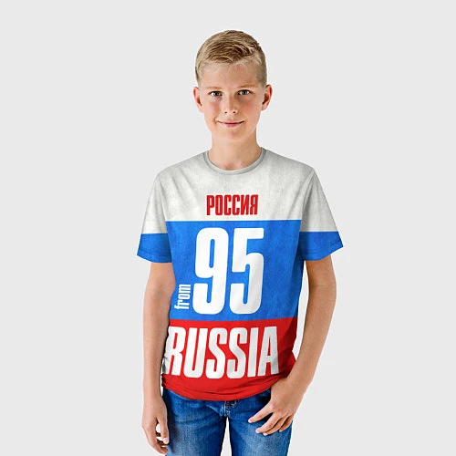 Детская футболка Russia: from 95 / 3D-принт – фото 3