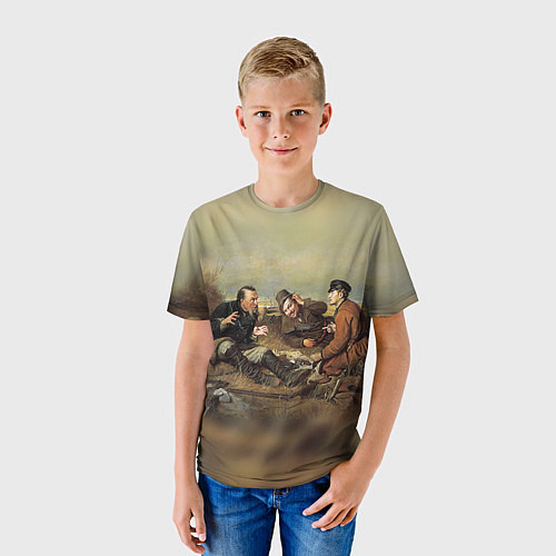 Детская футболка Русские охотники / 3D-принт – фото 3