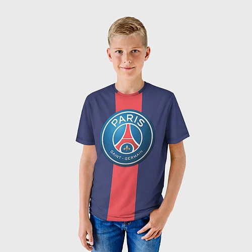 Детская футболка Paris Saint-German / 3D-принт – фото 3