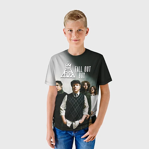 Детская футболка Fall Out Boy: Guys / 3D-принт – фото 3