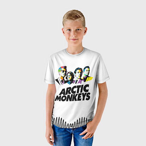 Детская футболка Arctic Monkeys: Music Wave / 3D-принт – фото 3