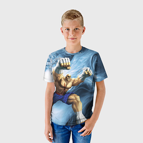 Детская футболка Muay Thai Rage / 3D-принт – фото 3