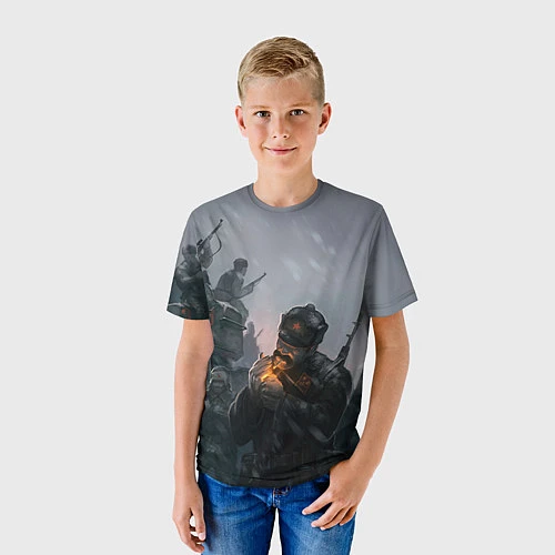 Детская футболка Солдаты / 3D-принт – фото 3