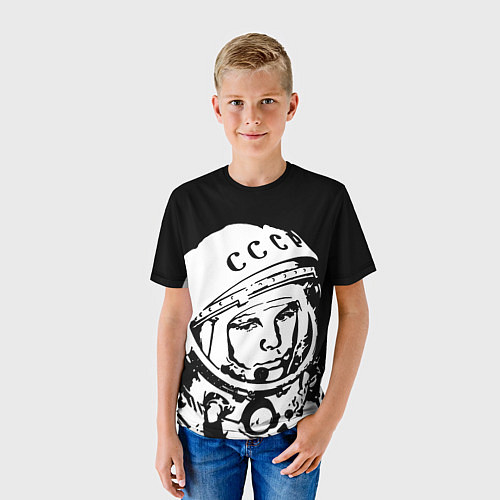 Детская футболка Гагарин / 3D-принт – фото 3