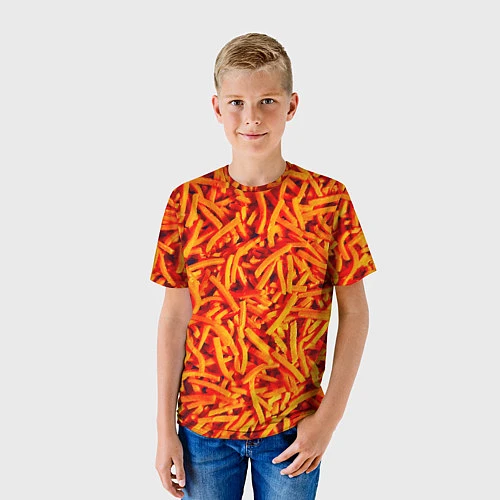 Детская футболка Морковь / 3D-принт – фото 3