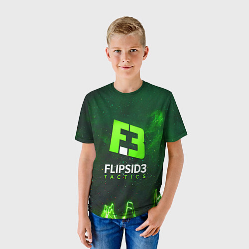 Детская футболка Flipsid3 Tactics / 3D-принт – фото 3