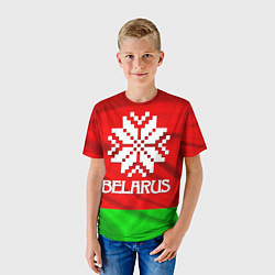 Футболка детская Belarus, цвет: 3D-принт — фото 2