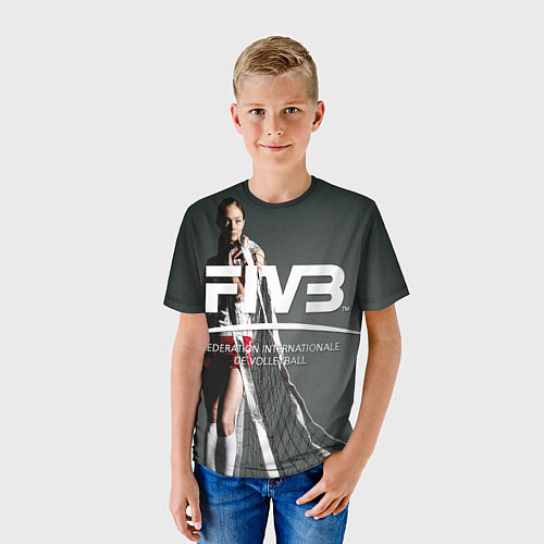 Детская футболка Волейбол 80 / 3D-принт – фото 3