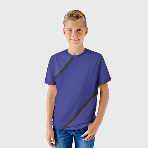Детская футболка Линии / 3D-принт – фото 3