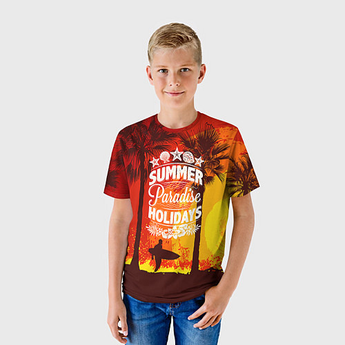 Детская футболка Summer Surf 2 / 3D-принт – фото 3