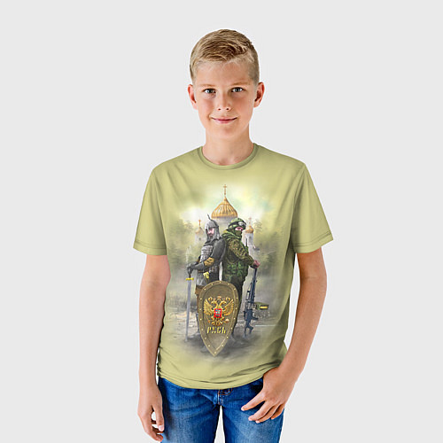 Детская футболка Имперская русь / 3D-принт – фото 3