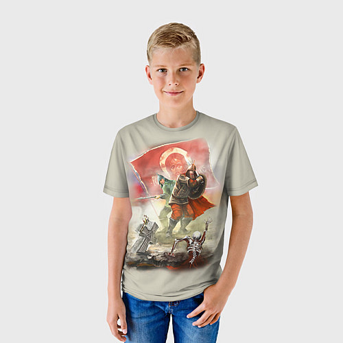 Детская футболка Могучая Русь / 3D-принт – фото 3