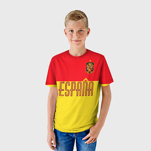 Детская футболка Сборная Испании: Евро 2016 / 3D-принт – фото 3