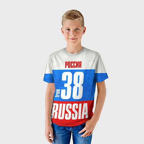 Детская футболка Russia: from 38 / 3D-принт – фото 3