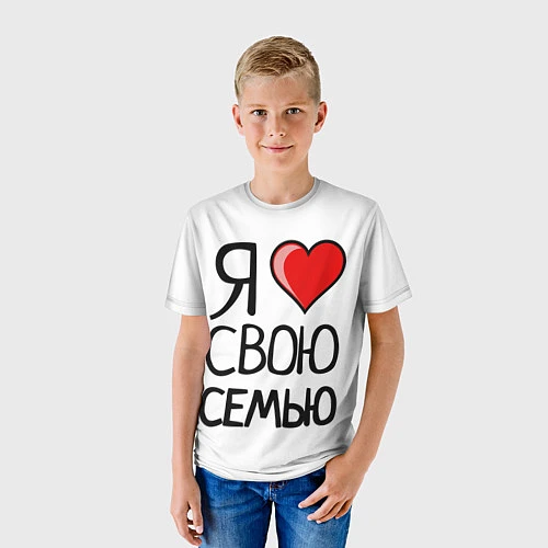 Детская футболка Family Look / 3D-принт – фото 3