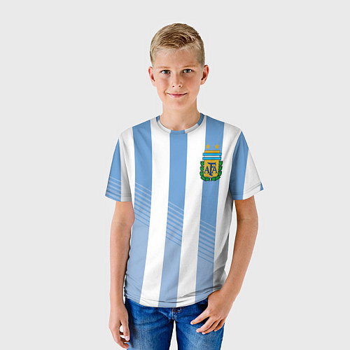 Детская футболка Сборная Аргентины: ЧМ-2018 / 3D-принт – фото 3