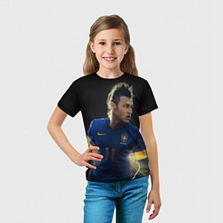 Футболка детская Neymar: Brasil Team, цвет: 3D-принт — фото 2