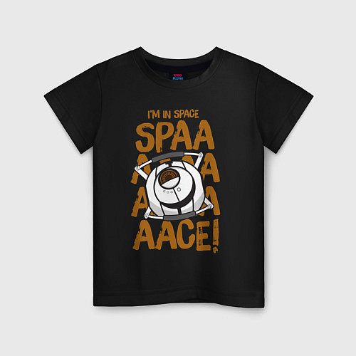 Детская футболка Space / Черный – фото 1