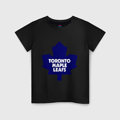 Детская футболка Toronto Maple Leafs / Черный – фото 1