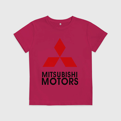 Детская футболка Mitsubishi / Маджента – фото 1