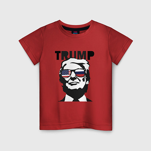 Детская футболка USA: Trump / Красный – фото 1