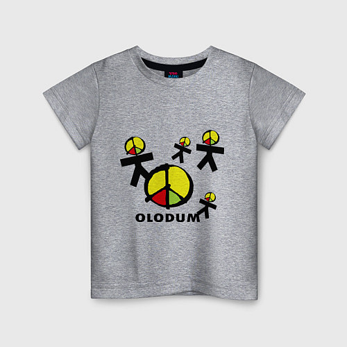 Детская футболка Olodum / Меланж – фото 1