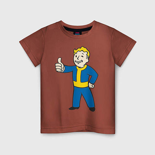 Детская футболка Fallout Boy / Кирпичный – фото 1