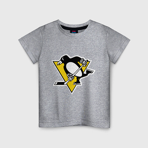 Детская футболка Pittsburgh Penguins / Меланж – фото 1