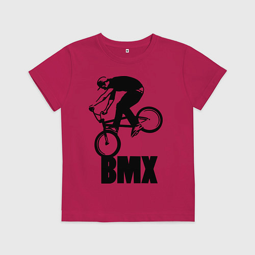 Детская футболка BMX 3 / Маджента – фото 1