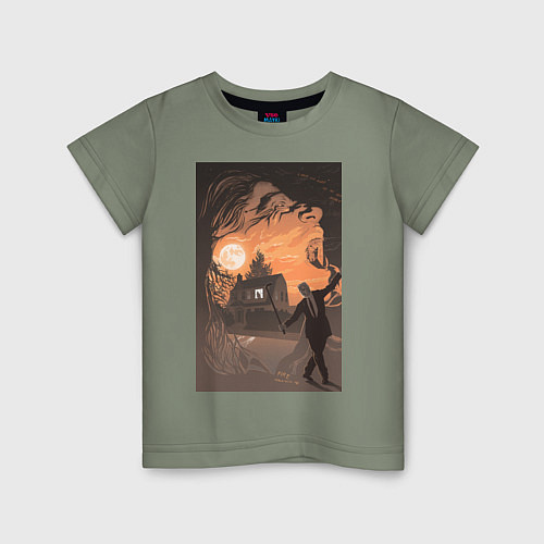 Детская футболка Лиланд Палмер - огонь иди со мной / Авокадо – фото 1