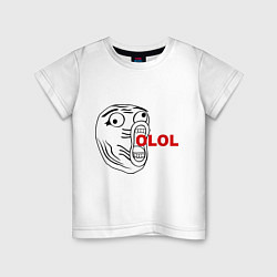 Футболка хлопковая детская OLOLO, цвет: белый