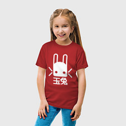 Футболка хлопковая детская Destiny Rabbit, цвет: красный — фото 2