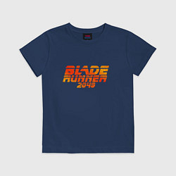 Футболка хлопковая детская Blade Runner 2049, цвет: тёмно-синий