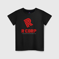Футболка хлопковая детская R Corp, цвет: черный