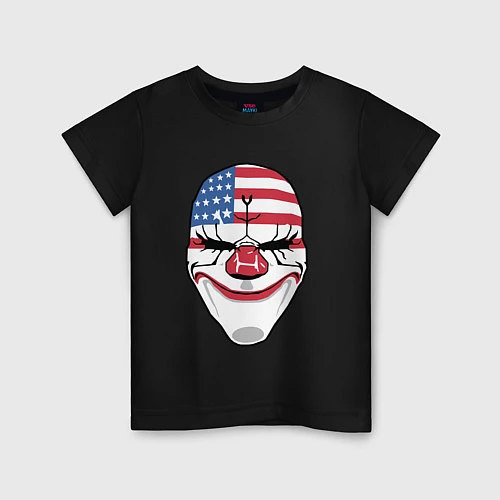 Детская футболка American Mask / Черный – фото 1