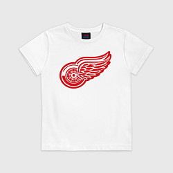 Футболка хлопковая детская Detroit Red Wings: Pavel Datsyuk, цвет: белый