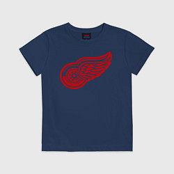 Футболка хлопковая детская Detroit Red Wings: Pavel Datsyuk, цвет: тёмно-синий