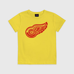 Футболка хлопковая детская Detroit Red Wings: Pavel Datsyuk, цвет: желтый