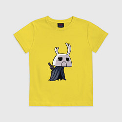 Футболка хлопковая детская Hollow Knight, цвет: желтый