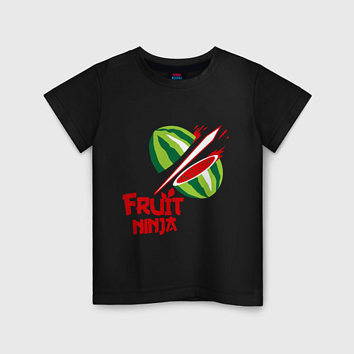 Детская футболка Fruit Ninja / Черный – фото 1
