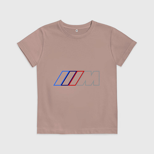 Детская футболка BMW Motor Contur / Пыльно-розовый – фото 1