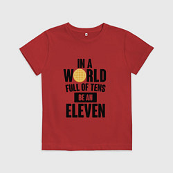 Футболка хлопковая детская Be A Eleven, цвет: красный