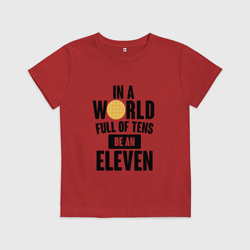 Детская футболка Be A Eleven / Красный – фото 1