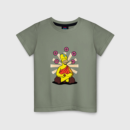 Детская футболка Homer Relax / Авокадо – фото 1